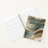 My Journal Golden Wave Spiral Notitieboek (Binnen)