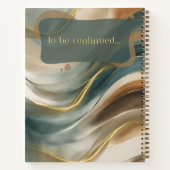 My Journal Golden Wave Spiral Notitieboek (Achterkant)