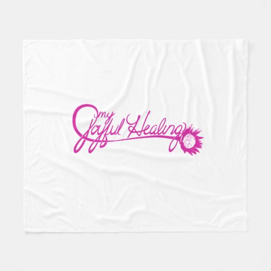 My Joyful Healing Blanket Fleece Deken (Voorkant (Horizontaal))