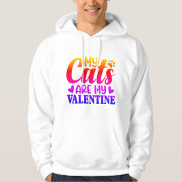 My Katten Zijn Mijn Valentijns Trui – Grappige Kat Hoodie