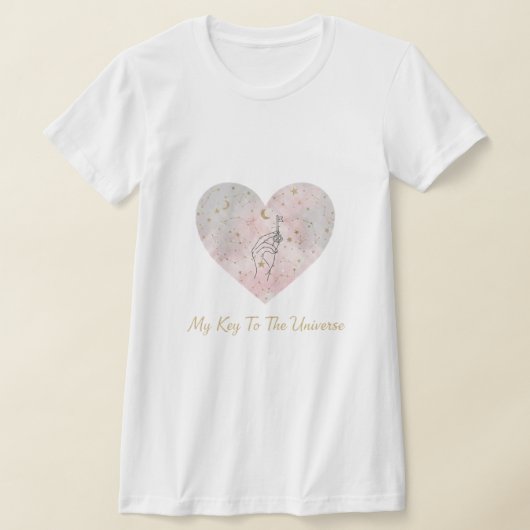 "My Key To The Universe T-Shirt - Elegant (Laagn)