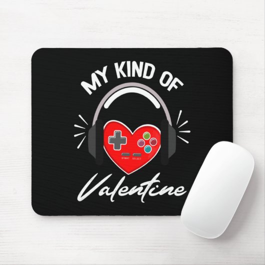 My Kind Valentine Gamer Valentines Day Gaming Boy Muismat (Met muis)