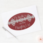 My Kindle Is on the Naughty List Sticker (Envelop)