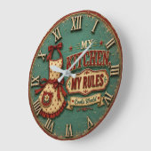My Kitchen My Rules Vintage Farmhouse Grote Klok (Hoek)
