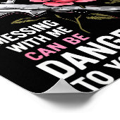 My Knight In Machinist Wife Girlfriend Funny Anniv Poster (Hoek)