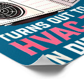 My Knight In Shining Funny Hvac Tech Wife Women Gi Poster (Hoek)