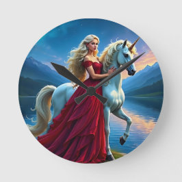 My Lady Unicorn Ronde Klok