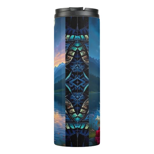 My Lady Unicorn Thermosbeker (Achterkant)