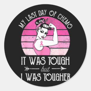 My Last Day of Chemo Breast Cancer Chemotherapy Su Ronde Sticker