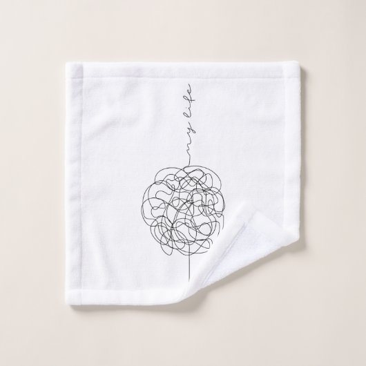 My Life Bad Handdoek (Wasdoekje)