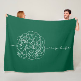 My Life Fleece Deken