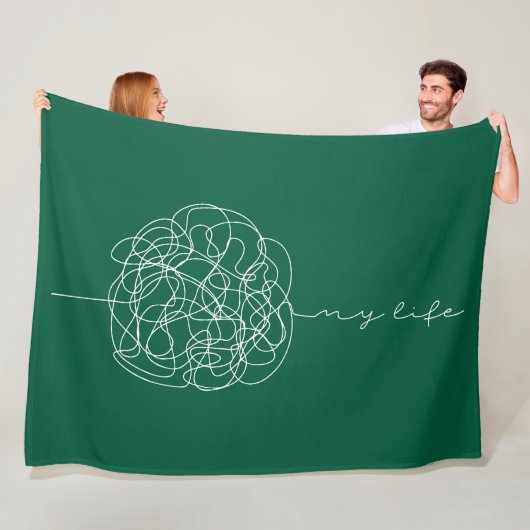 My Life Fleece Deken (In situ)