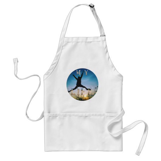 My Life – Inspirational Nature Design Apron Standaard Schort (Voorkant)