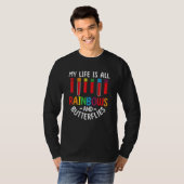 My Life Is All Rainbows And Butterflies Phlebotomi T-shirt (Voorkant volledig)