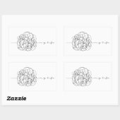 My Life Rechthoekige Sticker (Vel)