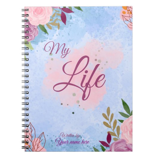 My Life-Spiral Photo Notebook Notitieboek (Voorkant)