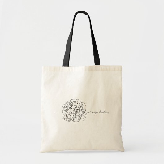 My Life Tote Bag (Voorkant)