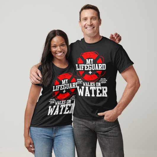 My Lifeguard Walks on Water Christian Jesus Funn f T-shirt (Unisex)