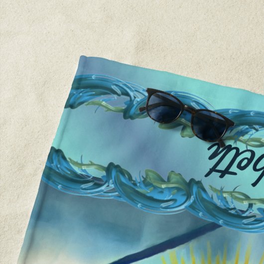 My Light 0916 Beach Towel Strandlaken (In situ)