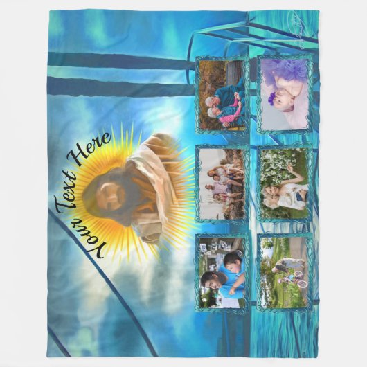 My Light 0916 Photo Collage Fleece Deken (Voorkant)