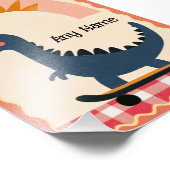 My Little Dino Print Foto Afdruk (Hoek)