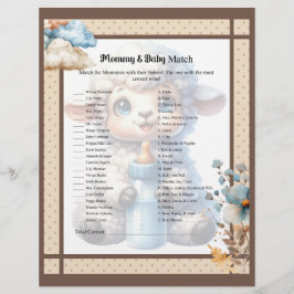 My Little Lamb_ Mama en Baby Match Briefhoofd
