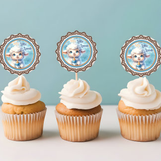 My Little Lamb Ronde Sticker