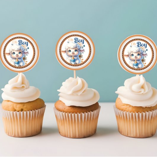 My Little Lamb Ronde Sticker