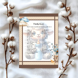 My Little Lamb_ Snoep Match Briefhoofd