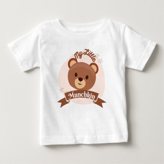 My Little Munchkin Baby T-shirt – Schattig (Voorkant)
