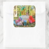 My Little Pony Autumn Gathering Vierkante Sticker (Tas)