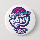 My Little Prepotente Ronde Button 7,6 Cm (Voorkant)