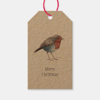 ‘My Little Robin’ Bird Christmas Gift Tags Cadeaulabel