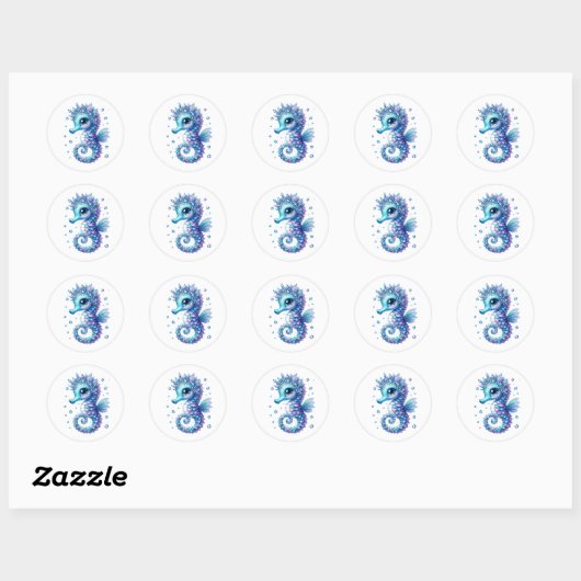 My Little Seahorse Stickers (Vel)