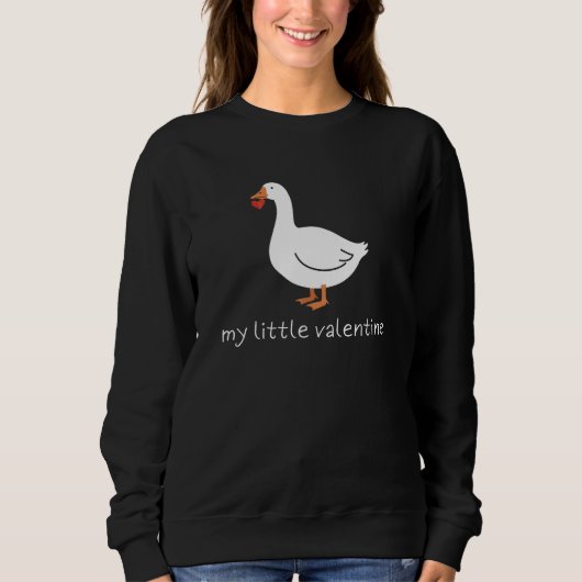 My Little Valentine Goose - Cute Romantic Doodle Trui (Voorkant)