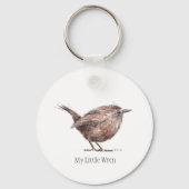 "My Little Wren" Bird Keyring Sleutelhanger (Voorkant)