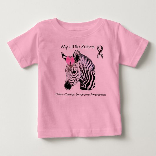 My Little Zebra EDS Ehlers-Danlos Syndrome-Shirt (Voorkant)
