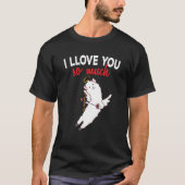 My Llama Is My Valentine Alpaca Cupid Heart Valent T-shirt (Voorkant)
