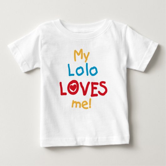 My Lolo Loves Me T-shirts en geschenken (Voorkant)