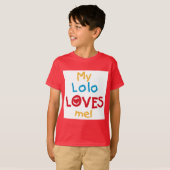 My Lolo Loves Me T-shirts en geschenken (Voorkant volledig)