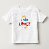 My Lolo Loves Me T-shirts en geschenken (Voorkant)