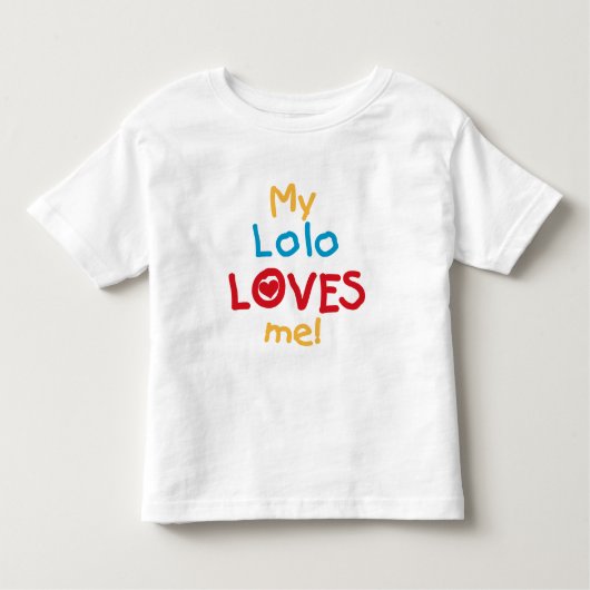 My Lolo Loves Me T-shirts en geschenken (Voorkant)