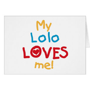 My Lolo Loves Me T-shirts en geschenken
