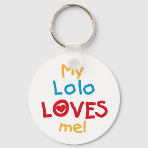 My Lolo Loves Me T-shirts en geschenken Sleutelhanger