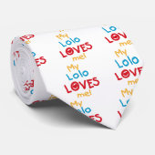 My Lolo Loves Me T-shirts en geschenken Stropdas (Opgerold)