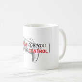 My LOVE for you is out of CONTROL | Gamer Lover | Koffiemok (Voorkant rechts)