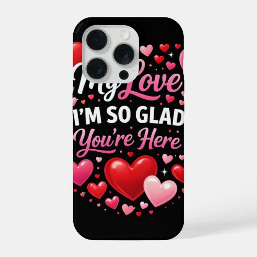 My Love - Heart iPhone Hoesje (Achterkant)