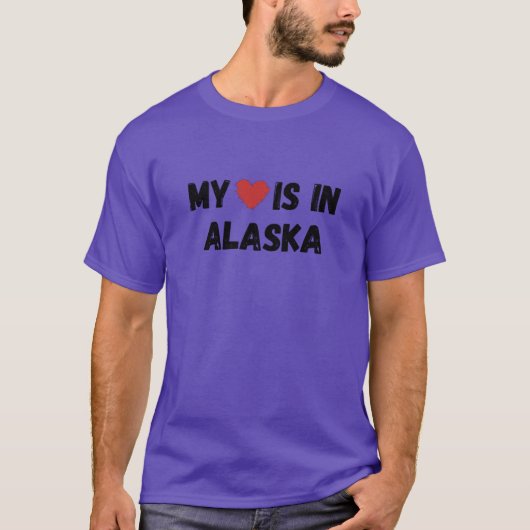 My Love Is In Alaska T-shirt (Voorkant)