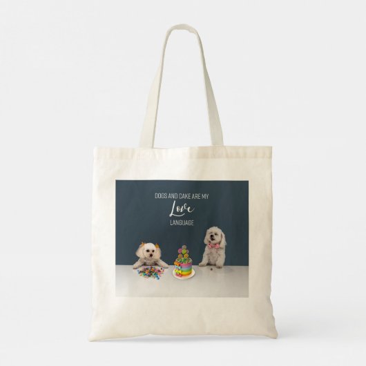 My Love Language Canvas tas (Achterkant)