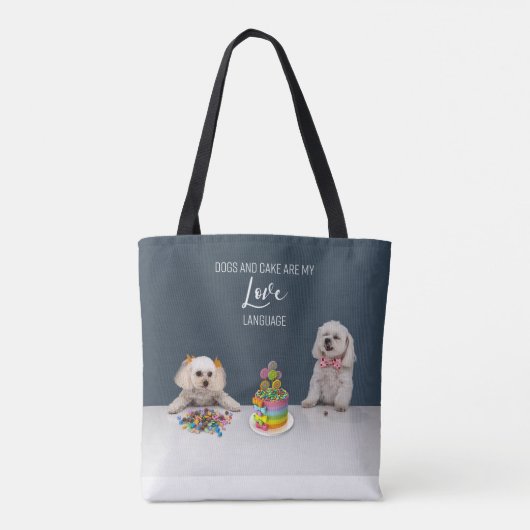 My Love Language Canvas tas (Achterkant)